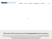 Tablet Screenshot of mesh-systems.com